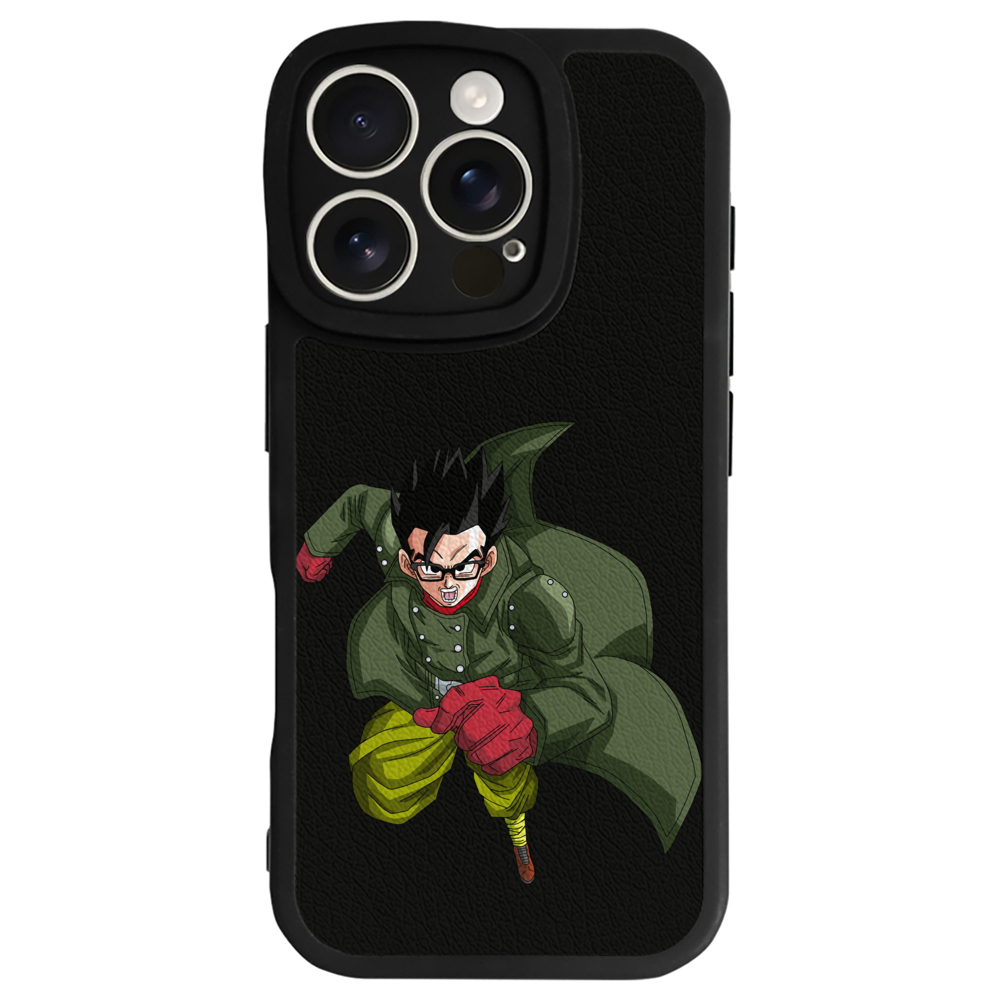 （画像用） ドラゴンボール 孫 悟飯（そんごはん）DRAGON BALL Son Gohan 【iPhone 16シリーズ対応】シリコンスマホケース（レザー調） 材質：シリコン